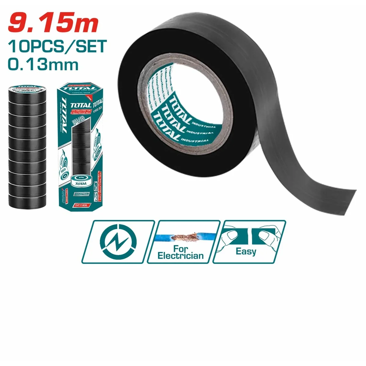 THPET1103 PVC საიზოლაციო ლენტი