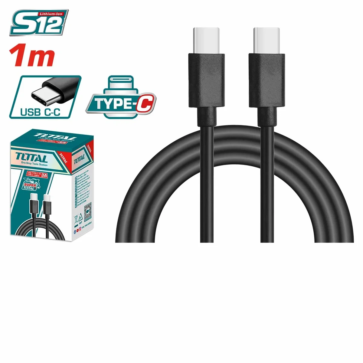 TIUCC02 USB კაბელი Type-C – Type-C