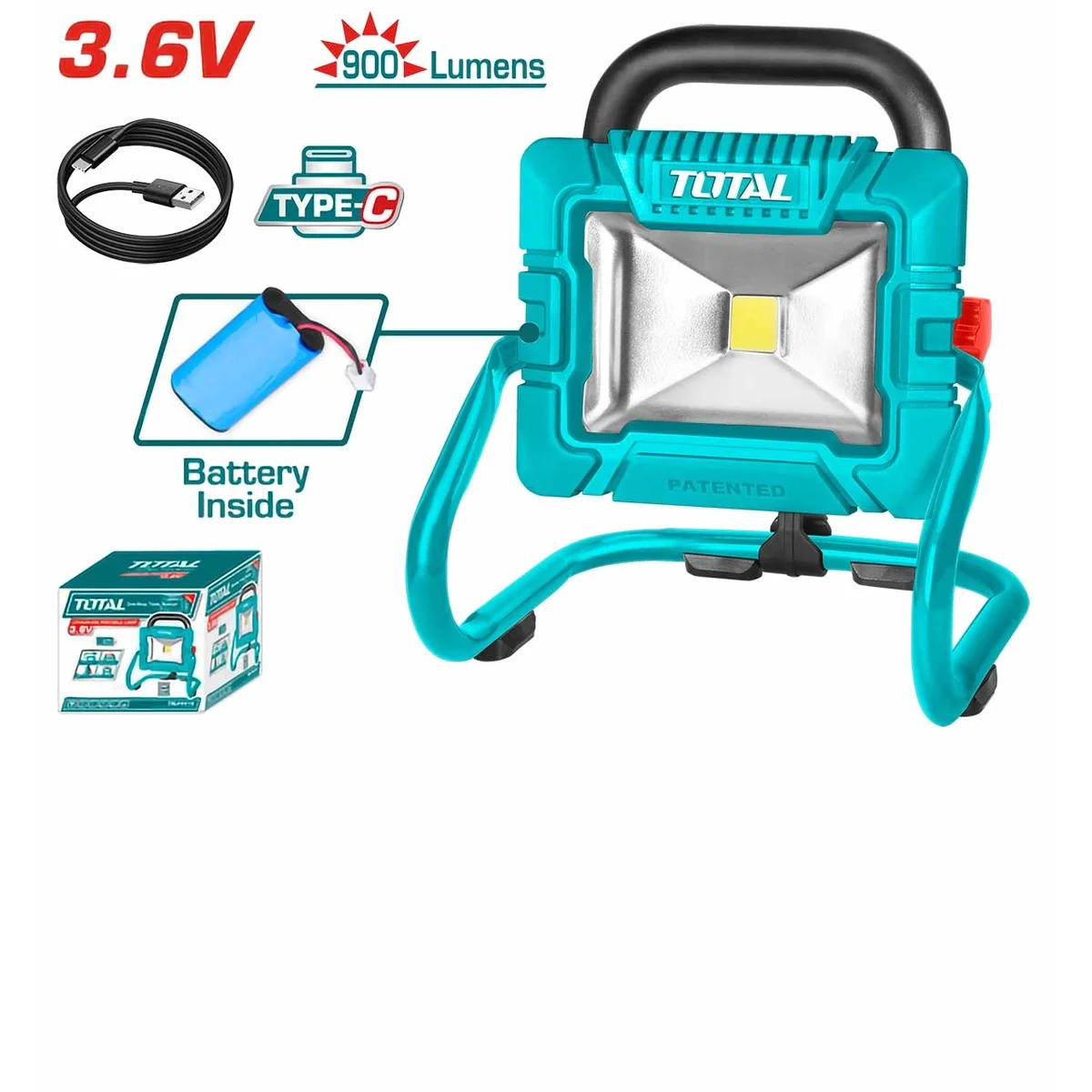TRLF4415 Li-ion პორტატული ნათურა